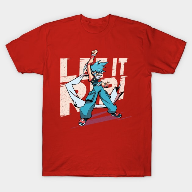 Kai Hiwatari - letting it rip! T-Shirt by sythelum